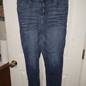 American Eagle Outfitters Dark Blue Straight Jeans